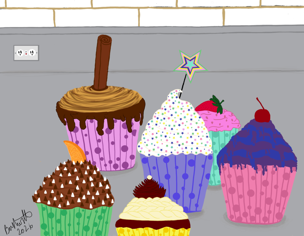 cupcakes in color